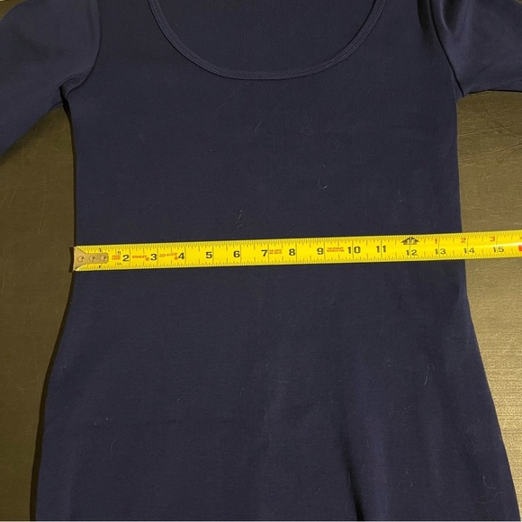 Ralph Lauren Women’s Navy Blue Bodycon Pencil Dress Size M Cotton - Picture 9 of 11